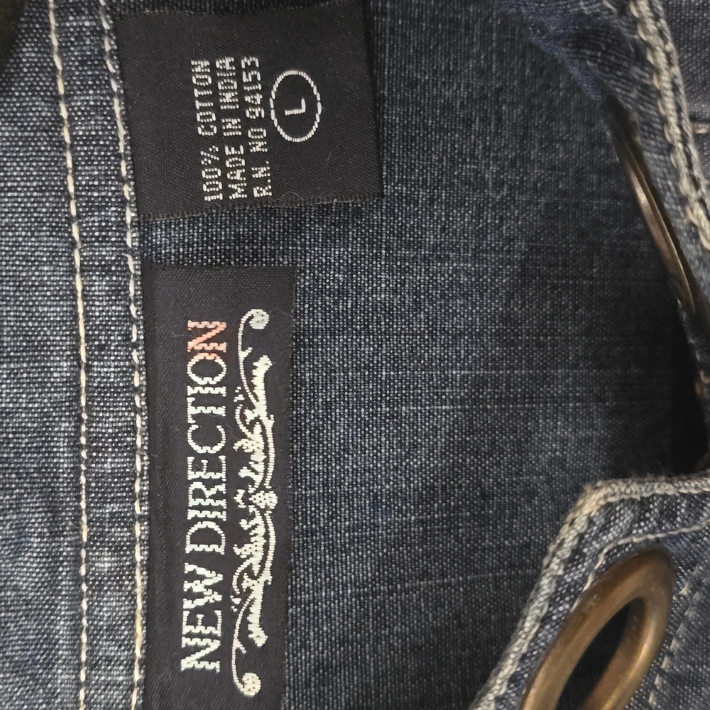 New Direction Denim Jacket, Size L - Picture 2 of 12